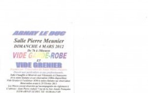 2012-Dimanche 4 Mars VIDE GARDE ROBE