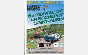 14/04/2018 - 6 ème MONTEE DE LA ROCHEPOT / SAINT AUBIN