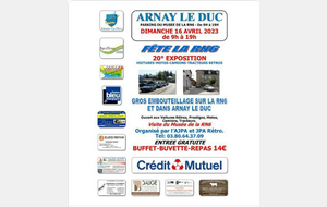 16 AVRIL  2023 : EMBOUTEILLAGE 2023 A  ARNAY - LE - DUC  