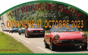 17 ème Ronde de l'Amitié - 1er octobre 2023