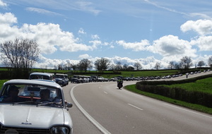 Embouteillage dans la descente de Barive