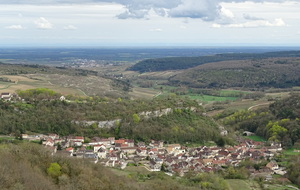 Saint Romain vu des falaises