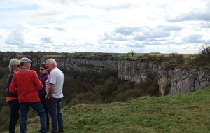 Les falaises d'Orche