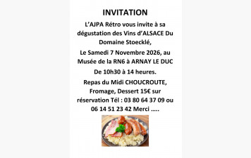 Choucroute, dégustation et commande vins d'Alsace