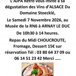 Choucroute, dégustation et commande vins d'Alsace